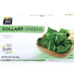 package of frozen collard greens