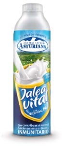 Bottle of Asturiana milk