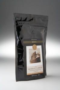 bag of coffee grounds