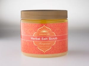 herbal salt scrub product