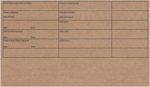 Whitlam-Evidence-Bag-Label