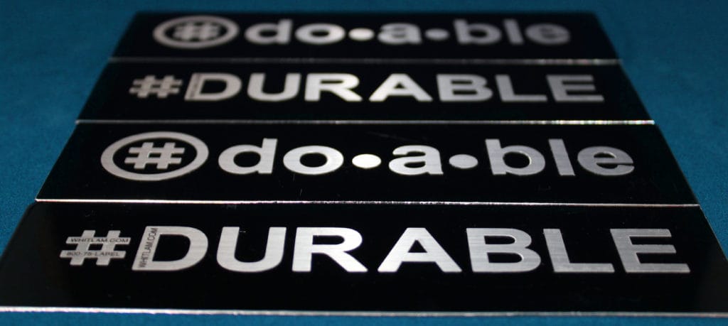Durable Label Sign