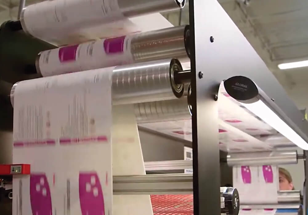 Available label finishing options