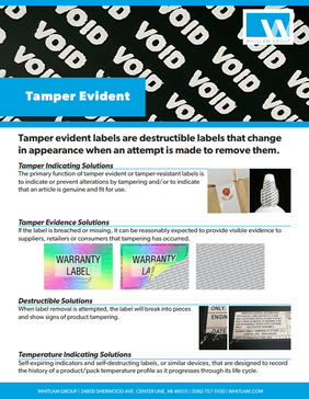 White Paper Tamper