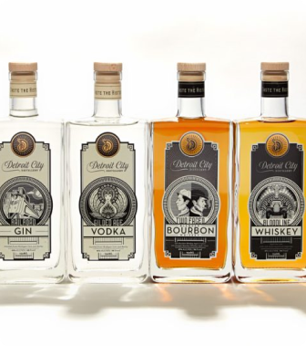 Detroit City Bourbon and Vodka