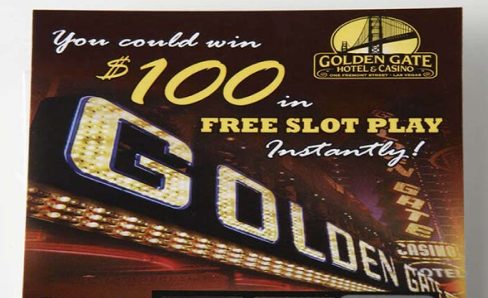Scratch offs for Golden Gate Hotel