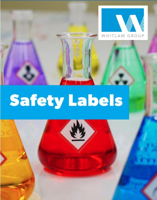 Whitlam Saftey Labels White Paper Front image